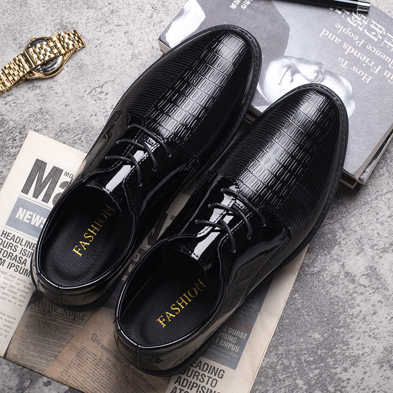 Business Formal Wear Men's British Casual Leather Shoes