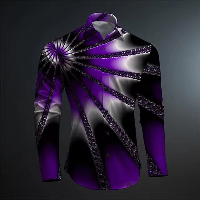 Fashion Casual Vintage Long Sleeve Shirt